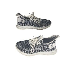 NK Knit Sneakers Men Women Black White Camo Slip On Athletic Shoes Size 11